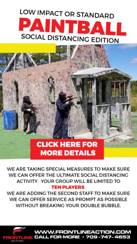 Low Impact or Standard Paintball Social Distancing Edition