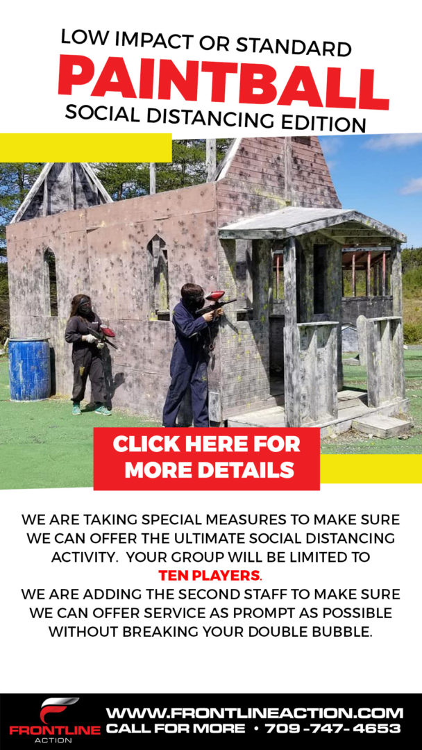 Low Impact or Standard Paintball - Social Distancing Edition