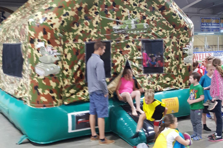 Drill Sergeant Bounce House