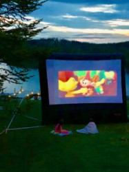 Backyard Inflatable Movie Screen 12 x 7