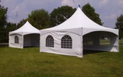 20 x 20 Marquee Tent with side walls/windows